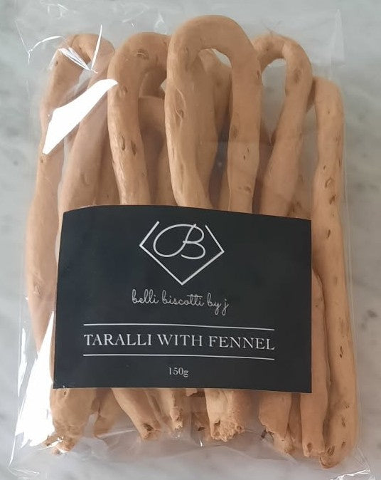 Belli Biscotti by J Taralli 150g Olive Oil & Fennel Seed - Frankies Pantry and Cellar
