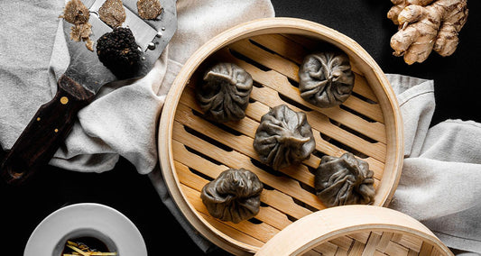 Truffle Xian Long Bao (Chinese Steamed Ravioli)