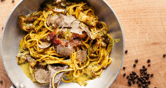 Spaghetti Carbonara with Truffles
