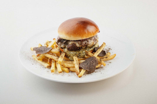 Cheeseburgers with Black Truffle Mayonaise