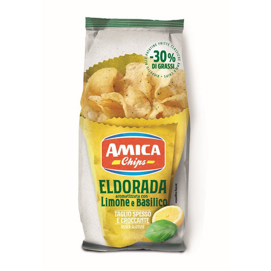 Amica Chips Eldorada  - 🍋 Lemon & Basil 130g - Frankies Pantry and Cellar