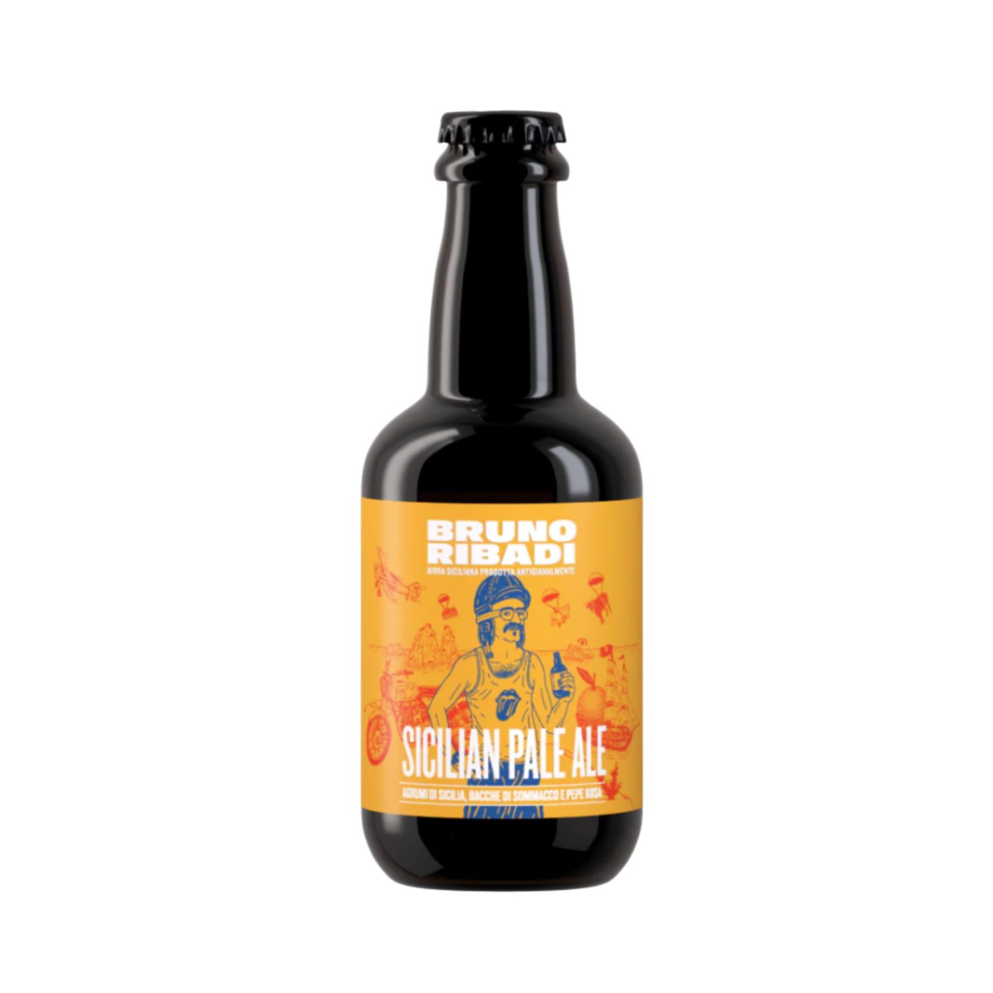 BRUNO RIBADI Birra - Beer Sicilian Pale Ale 330 ml - Frankies Pantry and Cellar