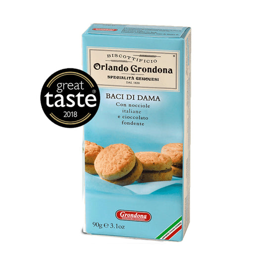 Grondona Biscuits Baci di Dama: 90g - Frankies Pantry and Cellar