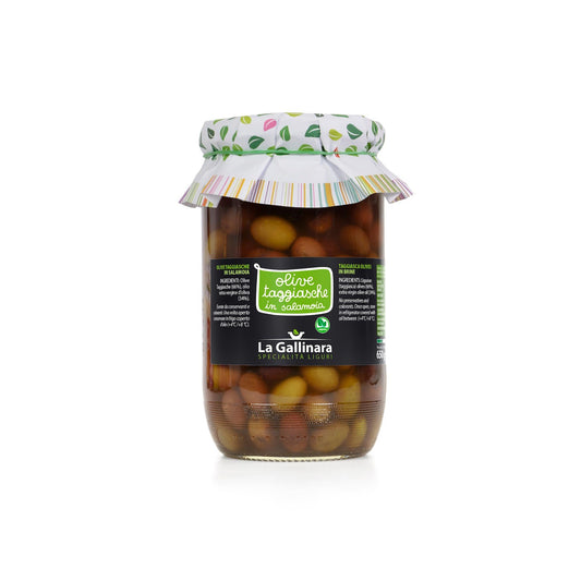 La Gallinara Taggiasca Olives pitted in extra virgin olive oil 1kg - Frankies Pantry and Cellar