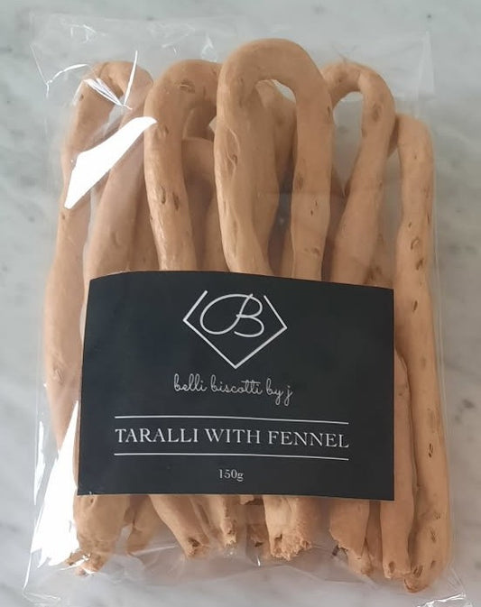 Belli Biscotti by J Taralli 150g Olive Oil & Fennel Seed - Frankies Pantry and Cellar