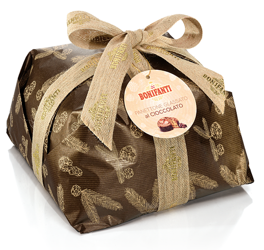 Bonifanti Glazed Chocolate with Chocolate Chips Panettone 1kg - Frankies Pantry and Cellar