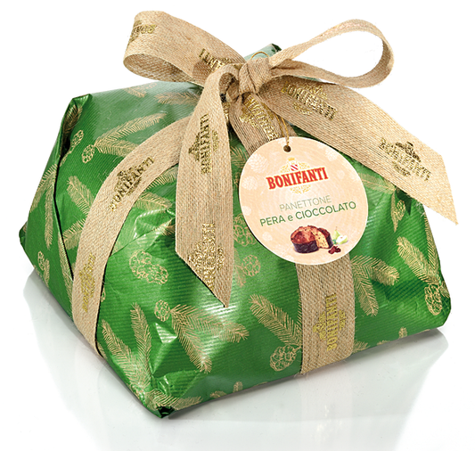 Bonifanti Panettone Pera e Cioccolato 1kg - Frankies Pantry and Cellar