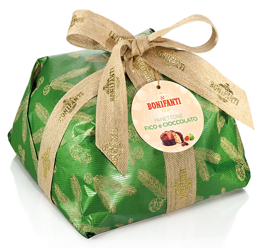 Bonifanti Panettone Fig and Chocolate 1kg - Frankies Pantry and Cellar