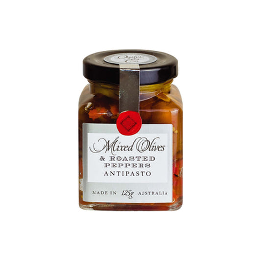 Ogilvie & Co Mixed Olives and Roasted Peppers 115g - Frankies Pantry and Cellar