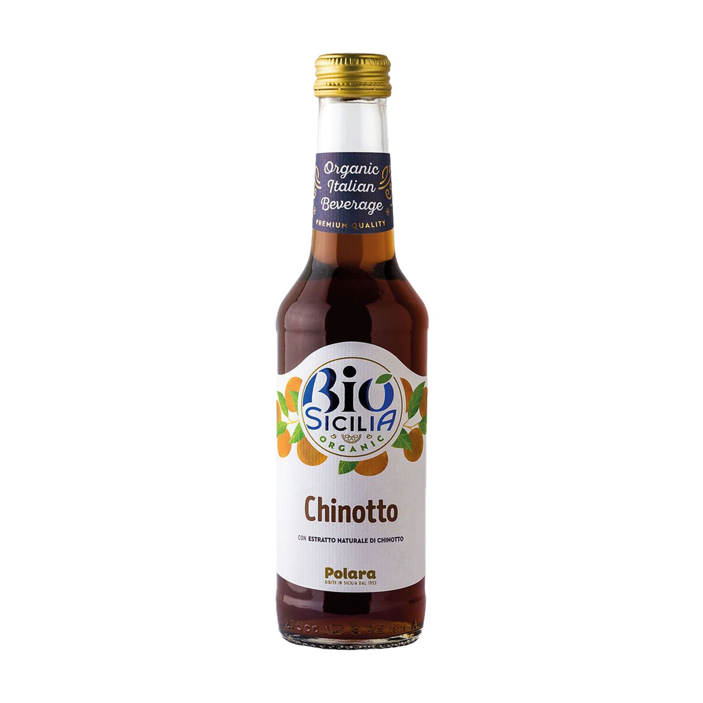 Polara Bio Sicilia Organic Soft Drink 4x 275ml - Chinotto - Frankies Pantry and Cellar